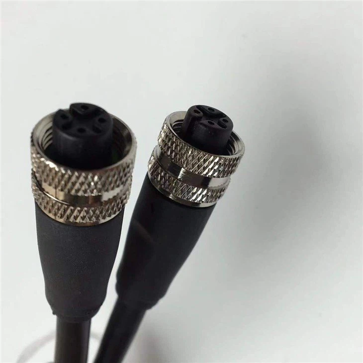 M12 cable female metal
